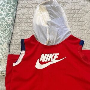 Nike Red and Gray Sportswear